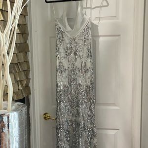Long sequin maxi dress